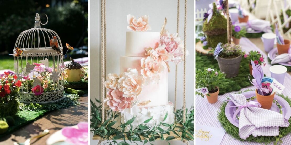 quanto custa uma decoração de festa jardim encantado simples