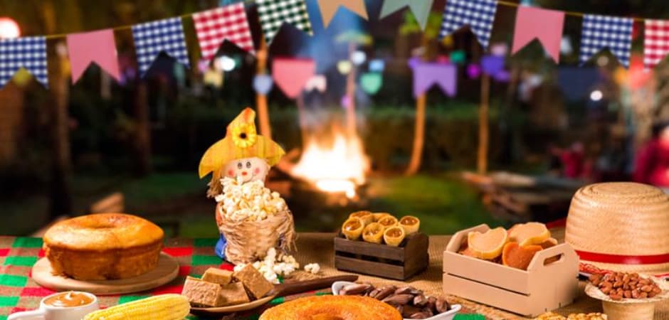 decoração de festa junina 2025