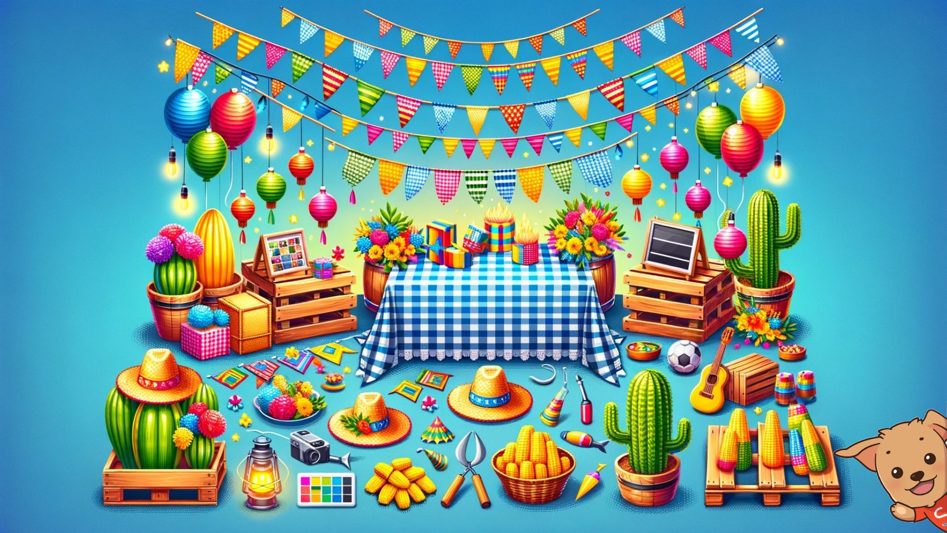 ideias criativas decoração festa junina 2025