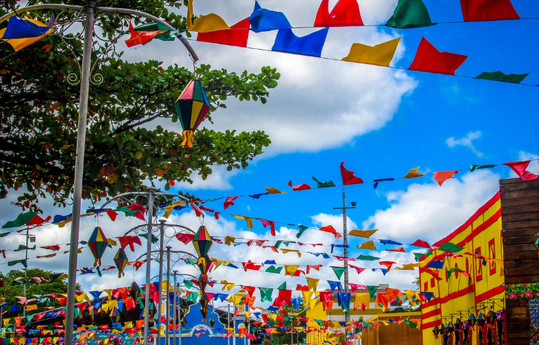 como decorar quintal para festa junina