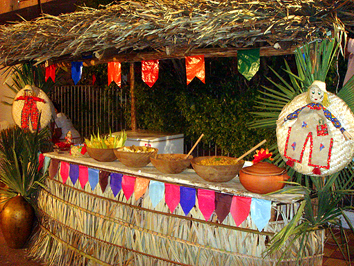ideias baratas festa junina quintal