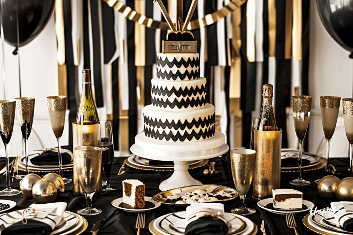 decoração de festa masculina simples