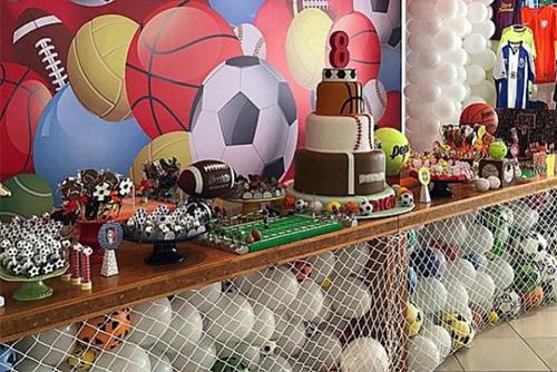 ideias decoração festa masculina simples e barata