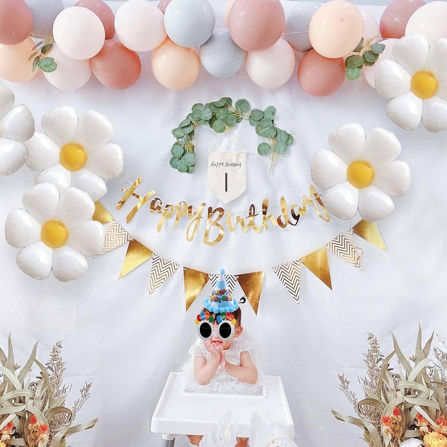 decoração de festa tema margaridas