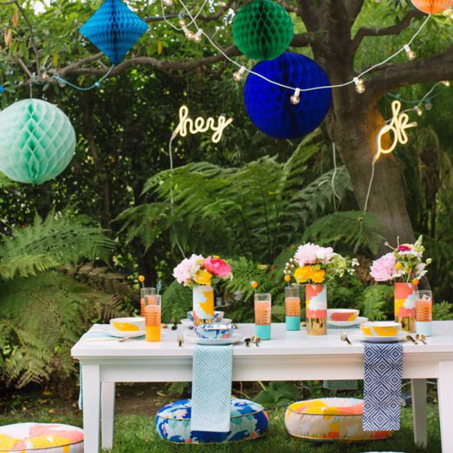 como fazer decoração festa natureza barata