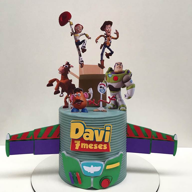 centro de mesa toy story diy