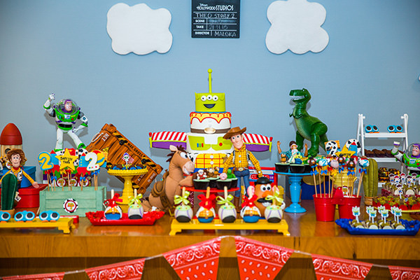 decoração de festa toy story
