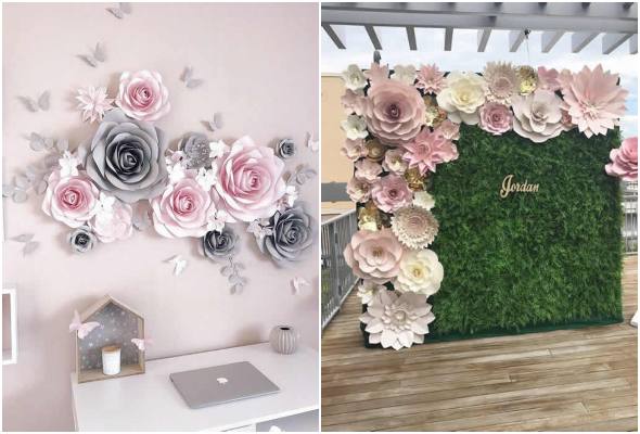 Painéis florais para eventos
