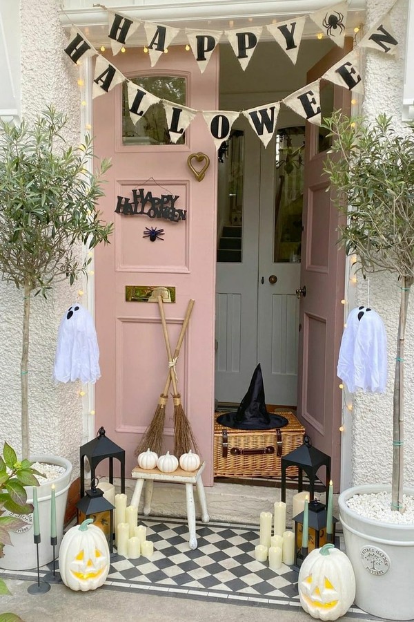 como fazer porta múmia halloween