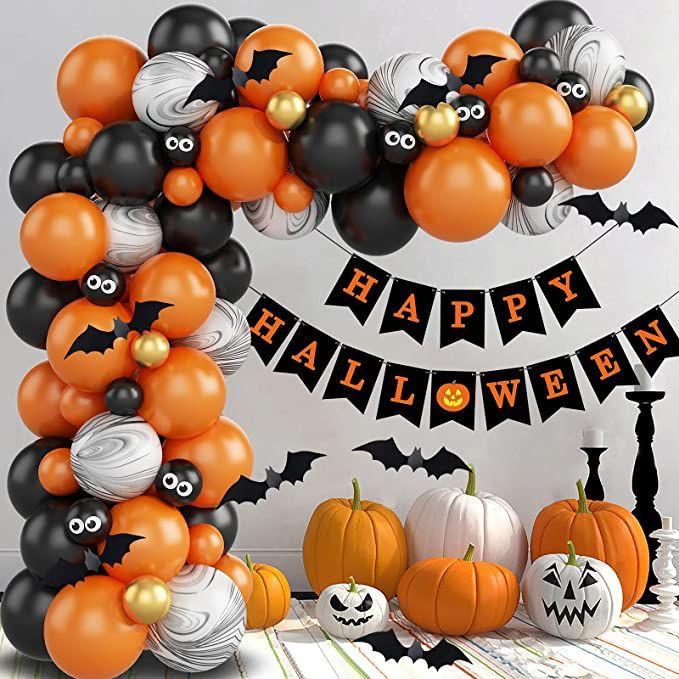decoração de halloween entrada