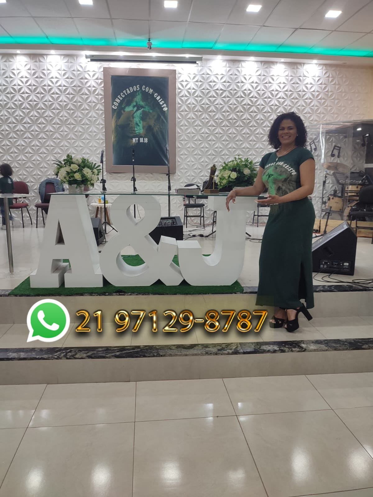 decoração de igreja simples para congresso