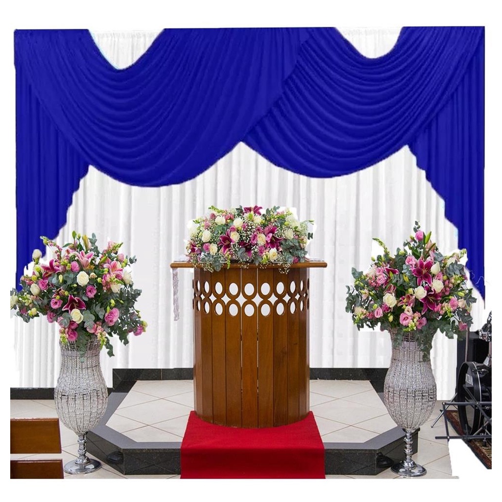 decoração de igreja simples para cultos noturnos