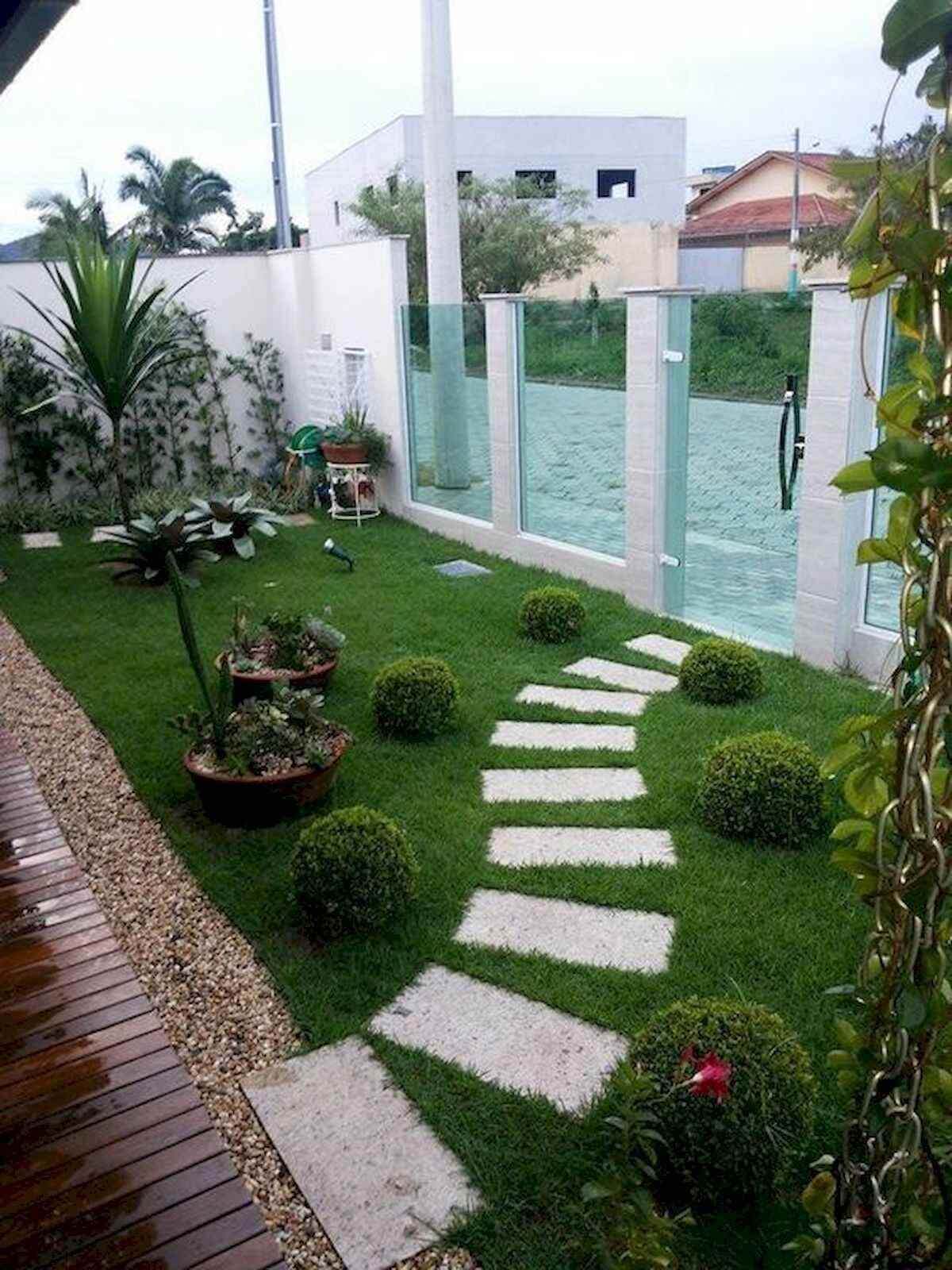 decoração de jardim