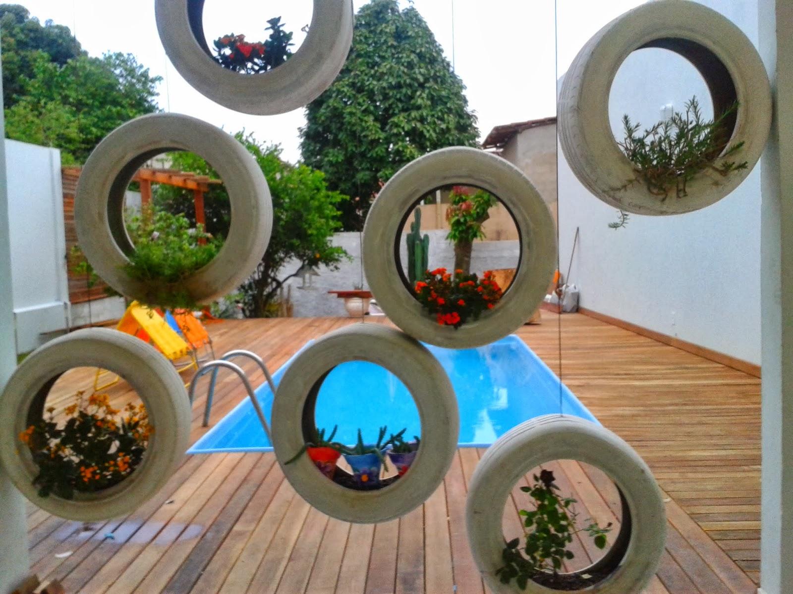 pintar pneu para jardim