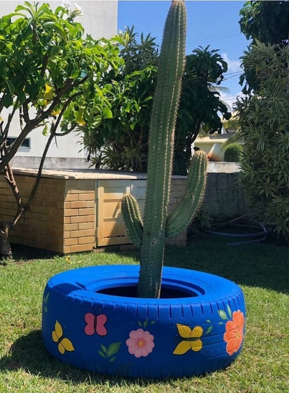 segurança ao usar pneus na decoração