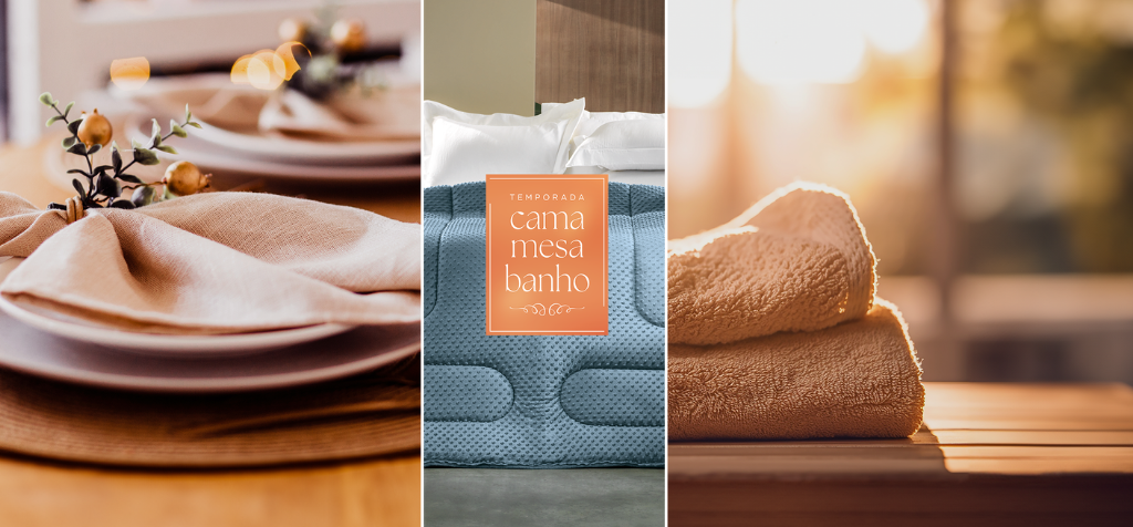 decoração de loja cama mesa e banho