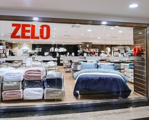 decoração de loja cama mesa e banho