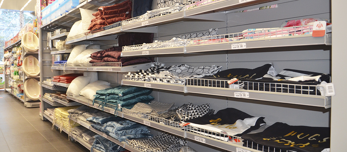 decoração de loja cama mesa e banho