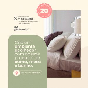 erros comuns na decoração de loja cama mesa banho