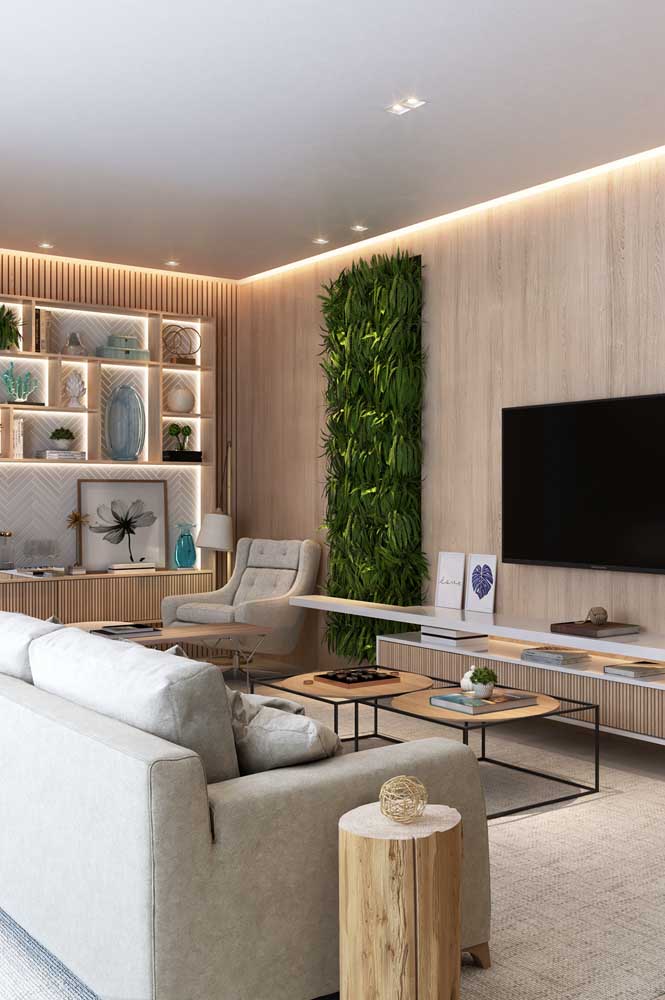 como decorar mesa de canto com plantas e flores