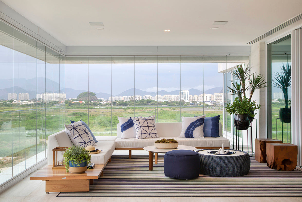 decoração de mesa de canto