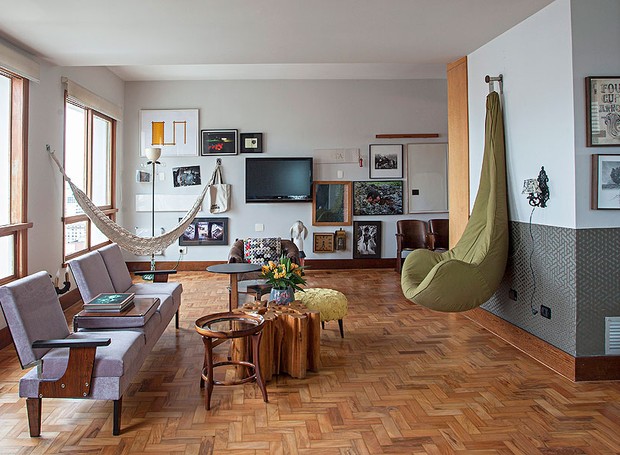 decoração de mesa de canto