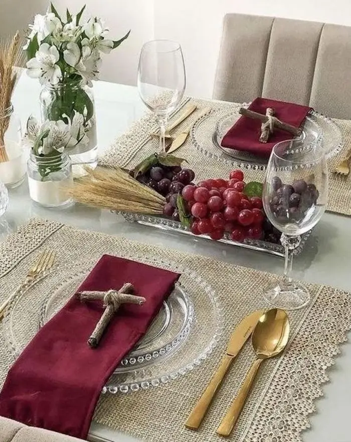decoração Páscoa com coelhos