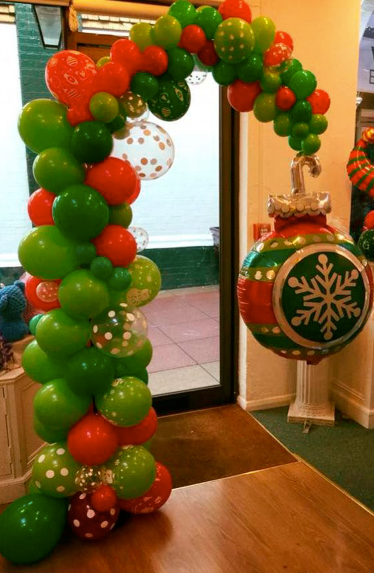 20 ideias criativas decoração natal balões