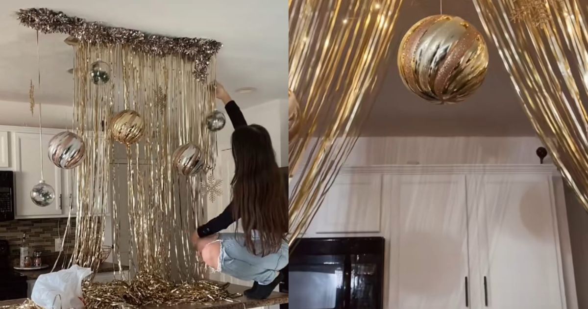 erros comuns ao usar cortina dourada na decoração de natal