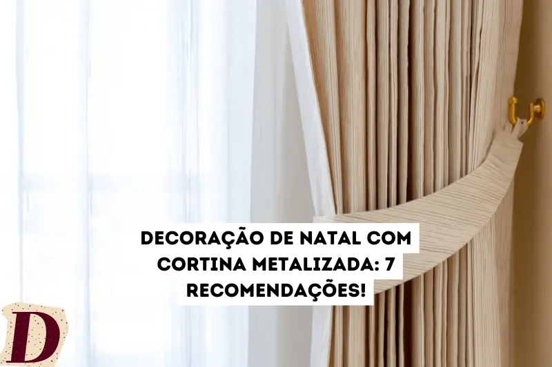 erros comuns ao usar cortina dourada na decoração de natal
