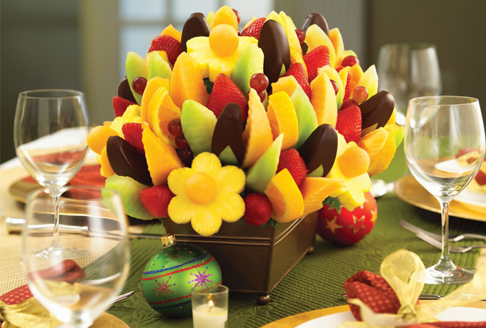 erros comuns ao decorar mesa de natal com frutas