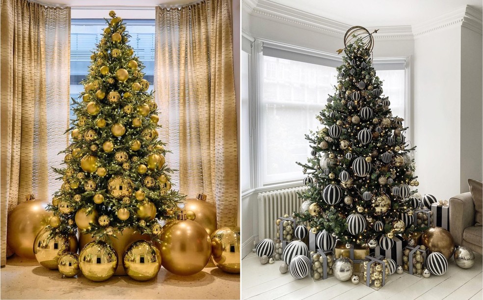 ideias de decoração de natal gigante para fachadas