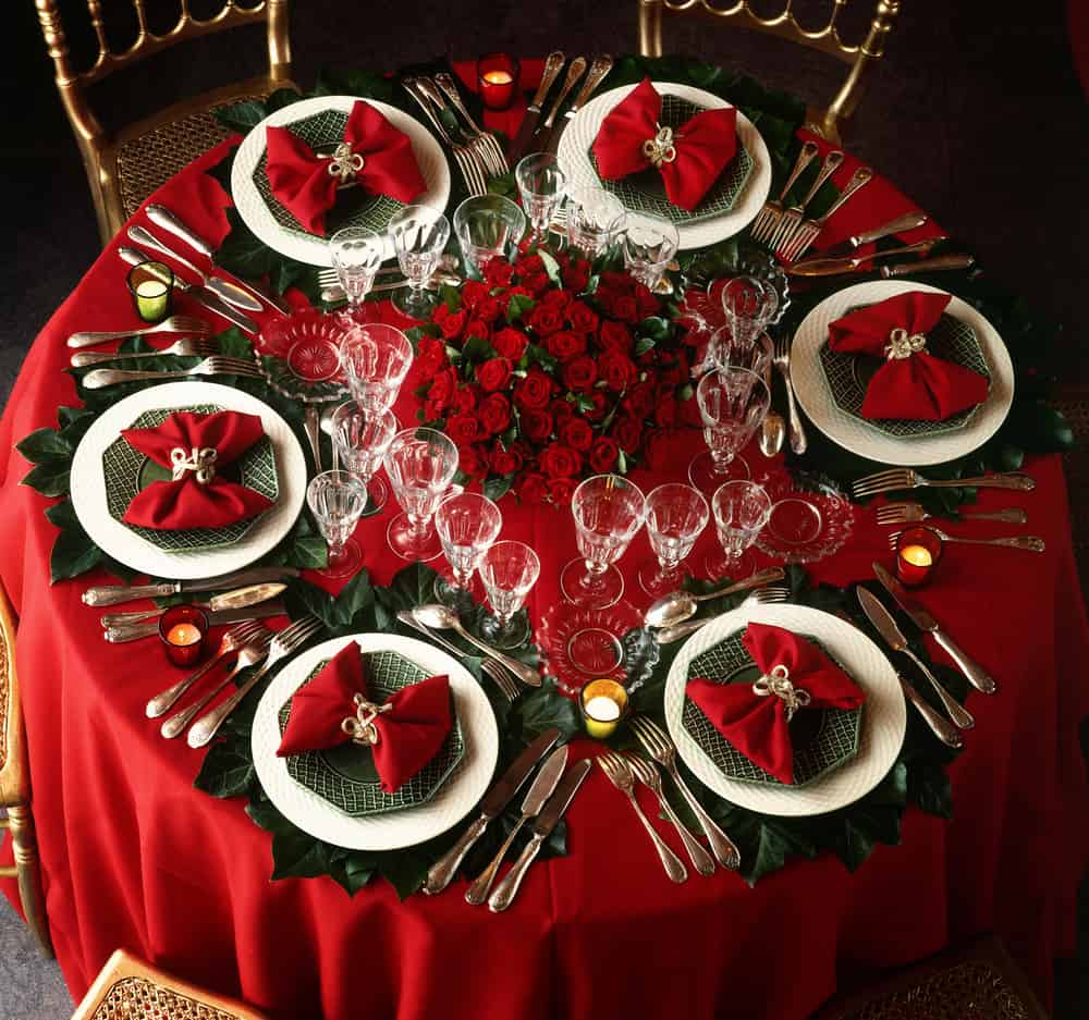 ideias criativas decoração mesa ceia natal
