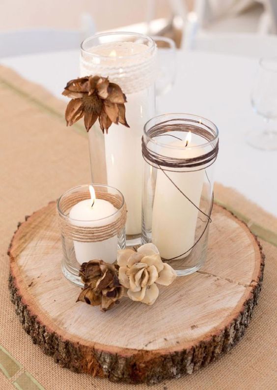 decoração de natal para centro de mesa