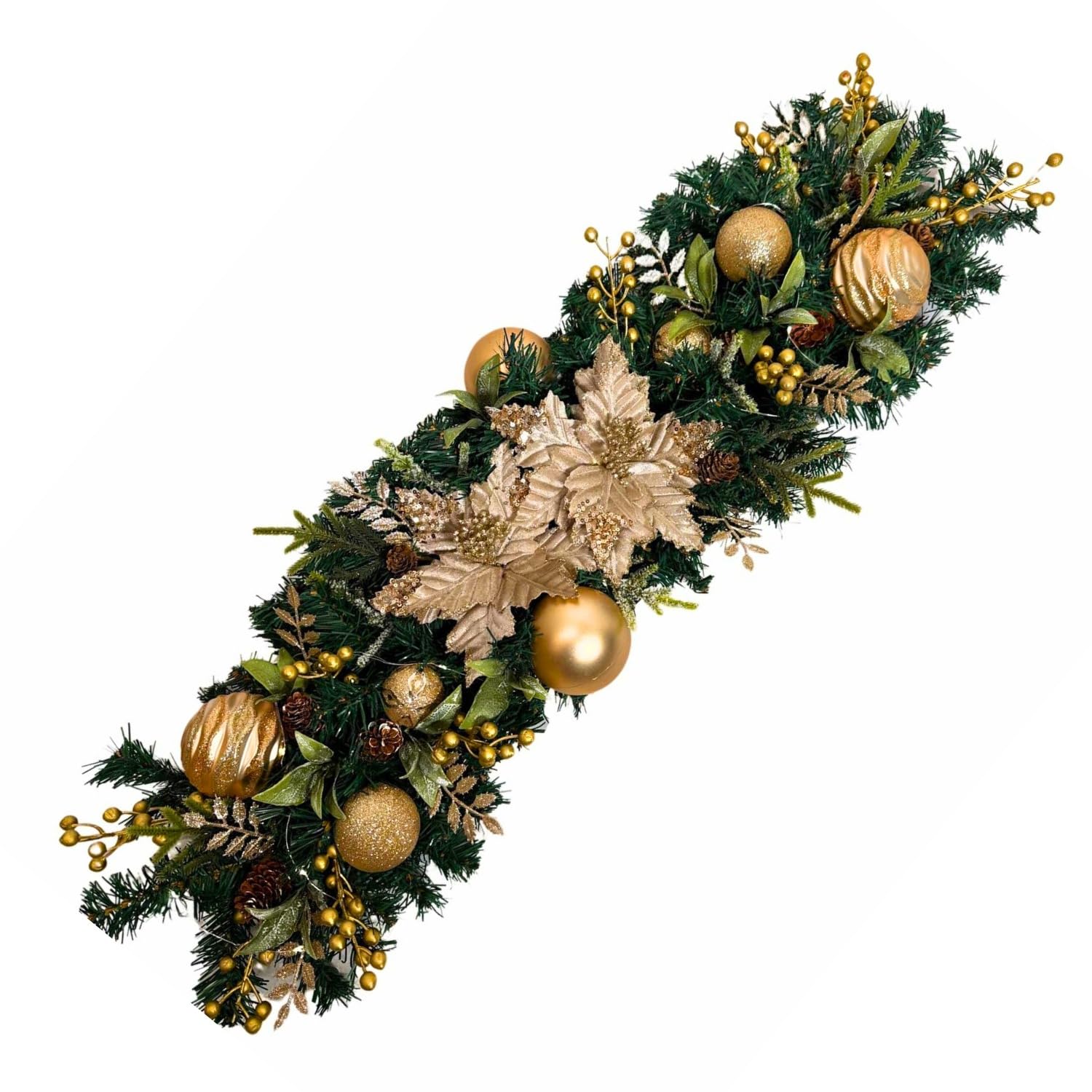 centro de mesa natalino clássico vs moderno