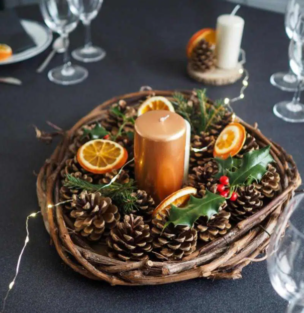 quanto custa um centro de mesa de natal decorado