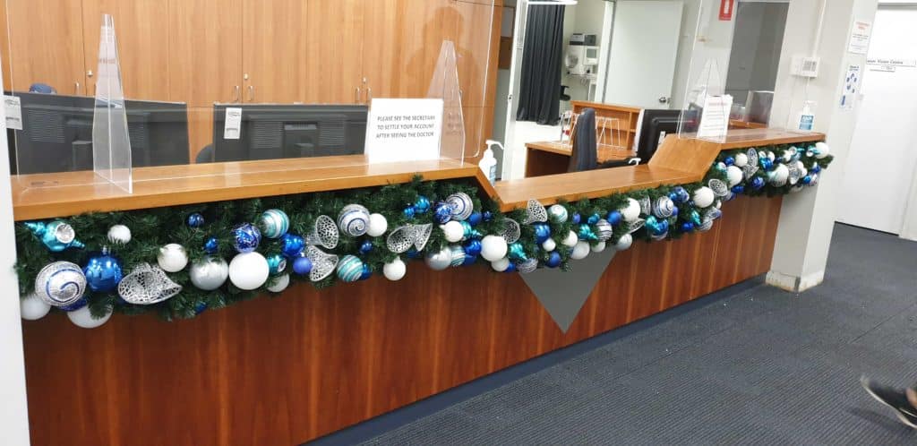 árvore de natal minimalista para recepção