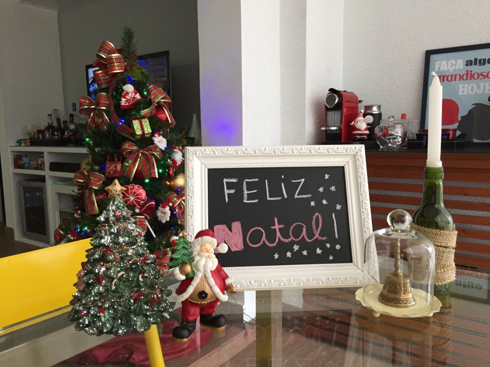 decoração de natal para escritório elegante