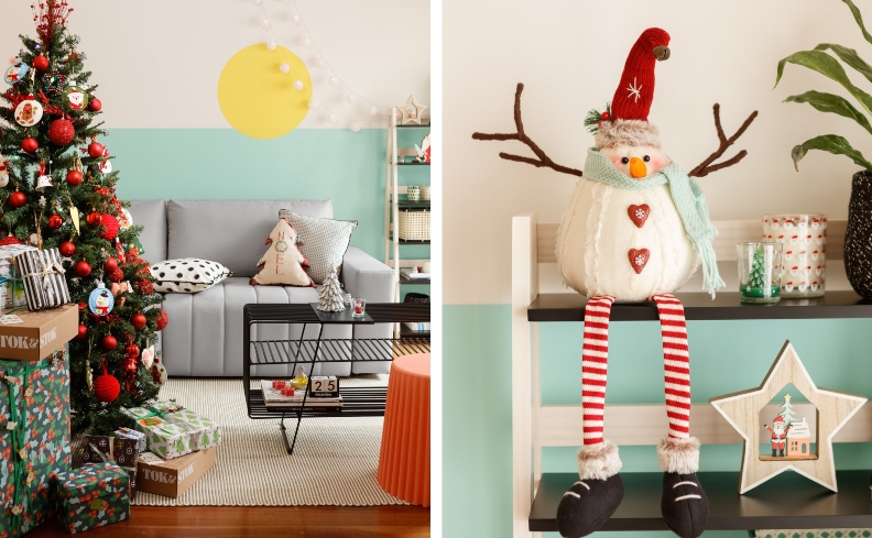 decoração de natal para escritório elegante