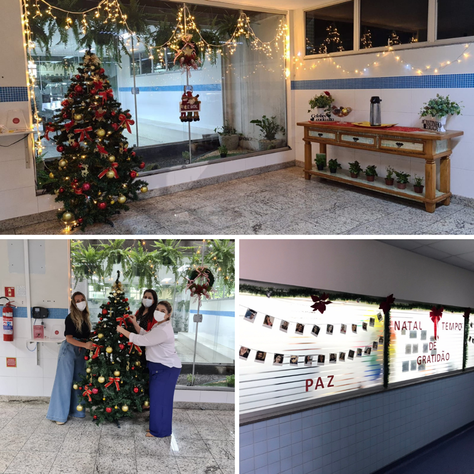 ideias de decoração de natal para hall de entrada