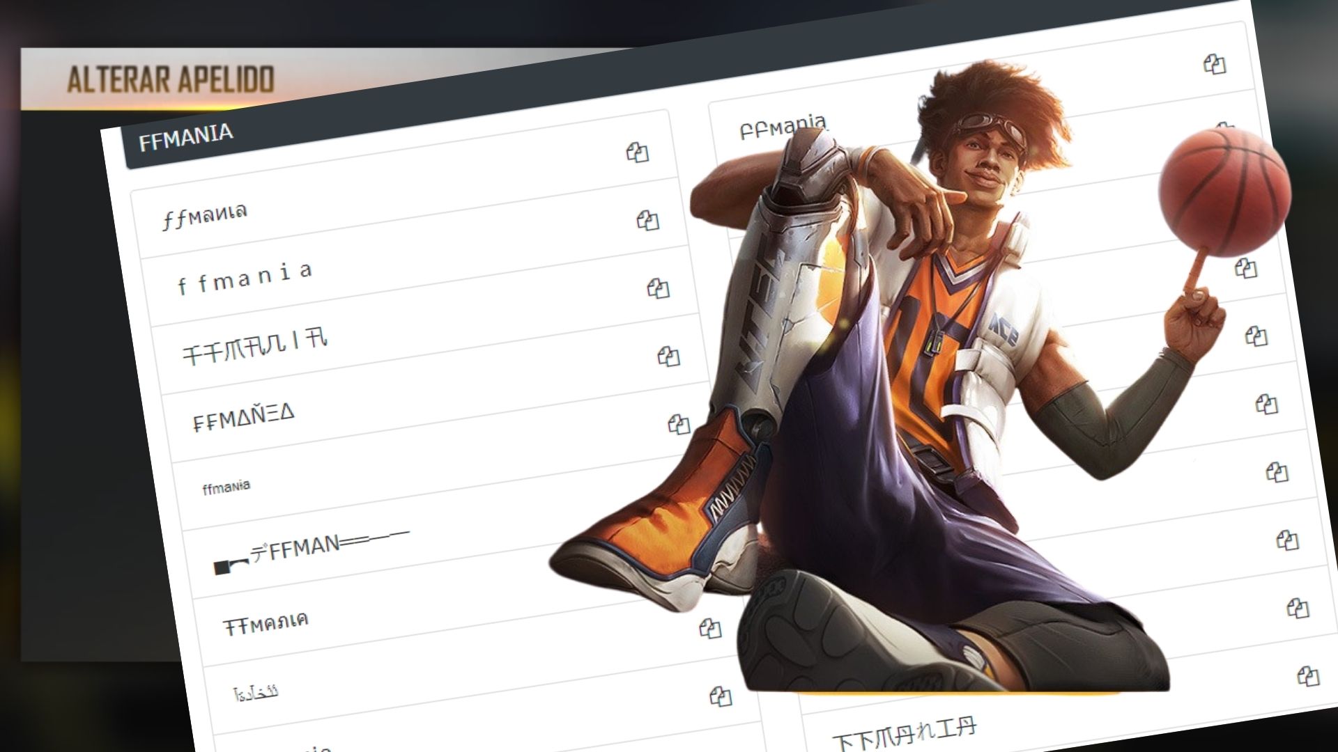 quanto custa mudar nome free fire diamantes ou cartao