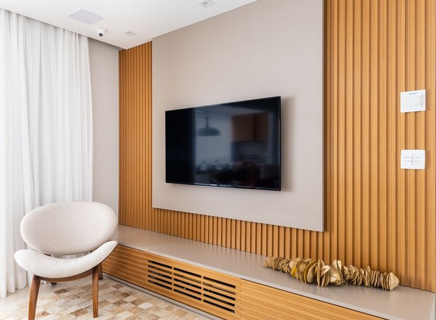 ideias criativas para decorar painel de tv