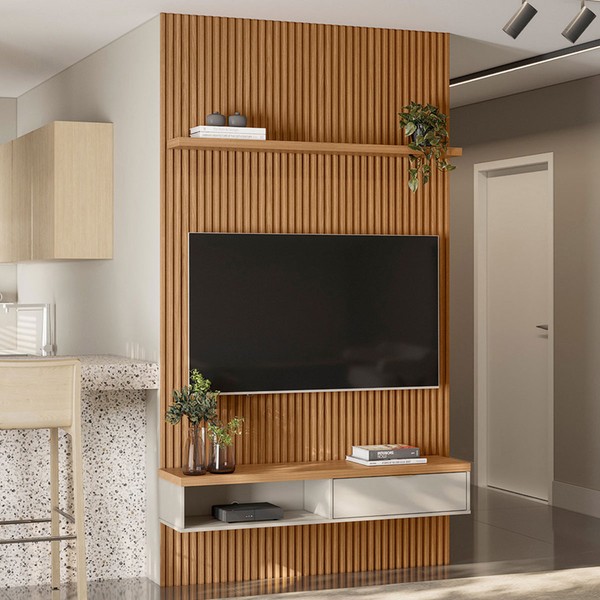 painel de tv ripado vs painel liso qual escolher