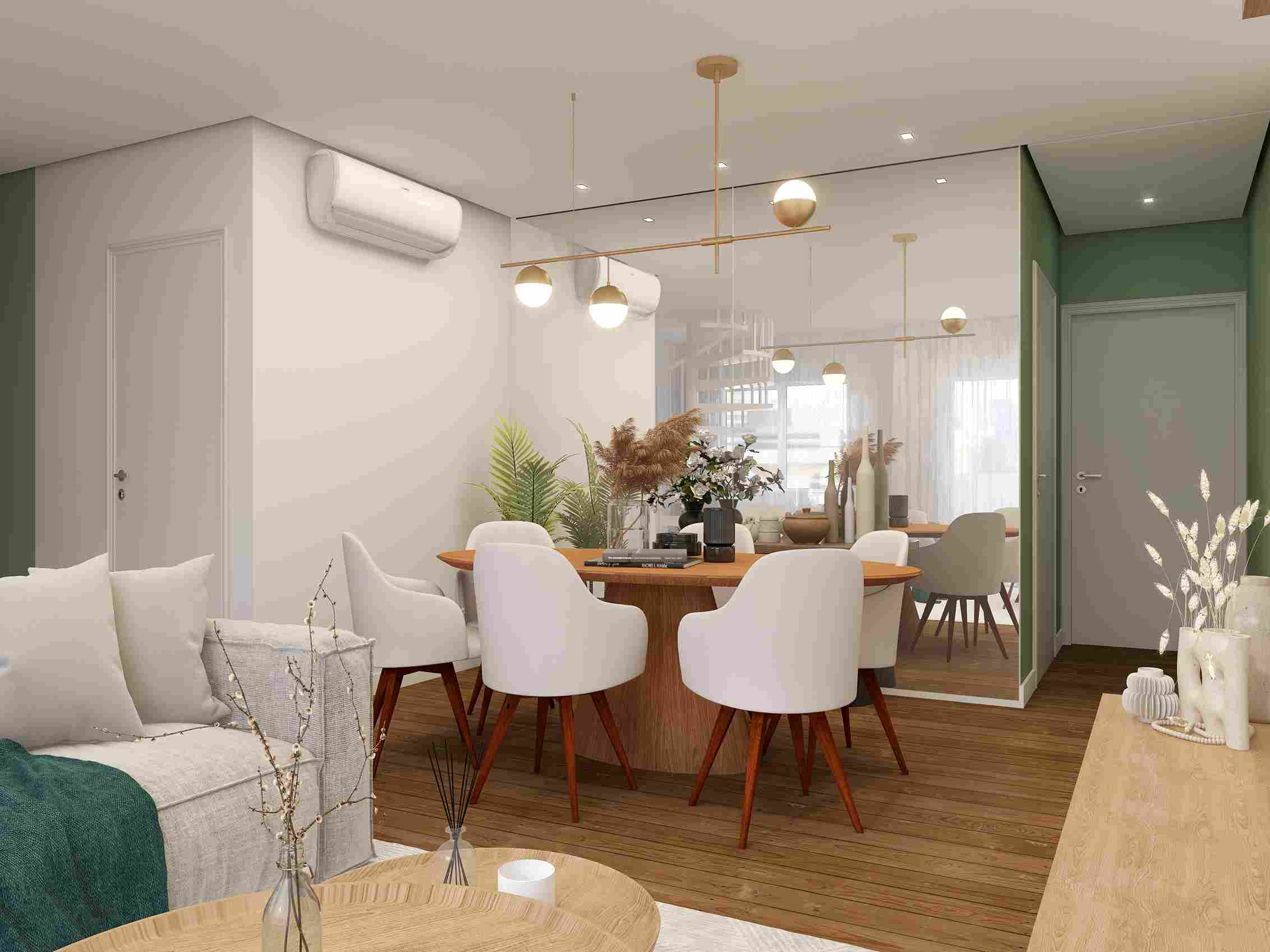 espelho adnet corredor estreito