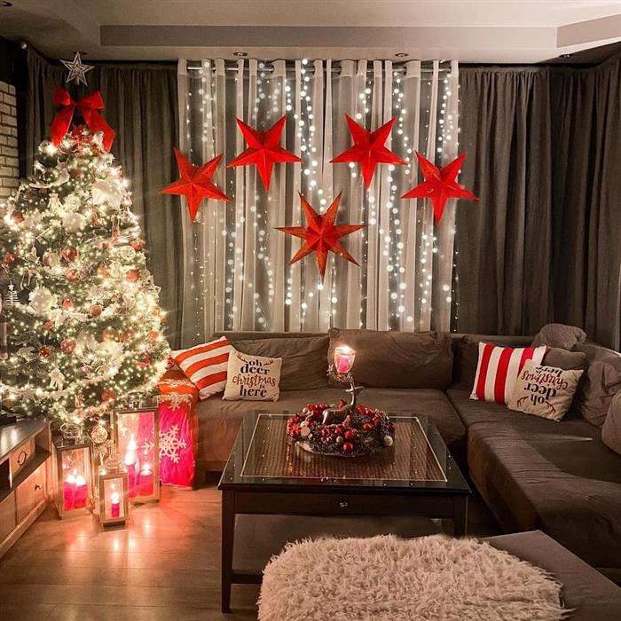 festão de parede natal