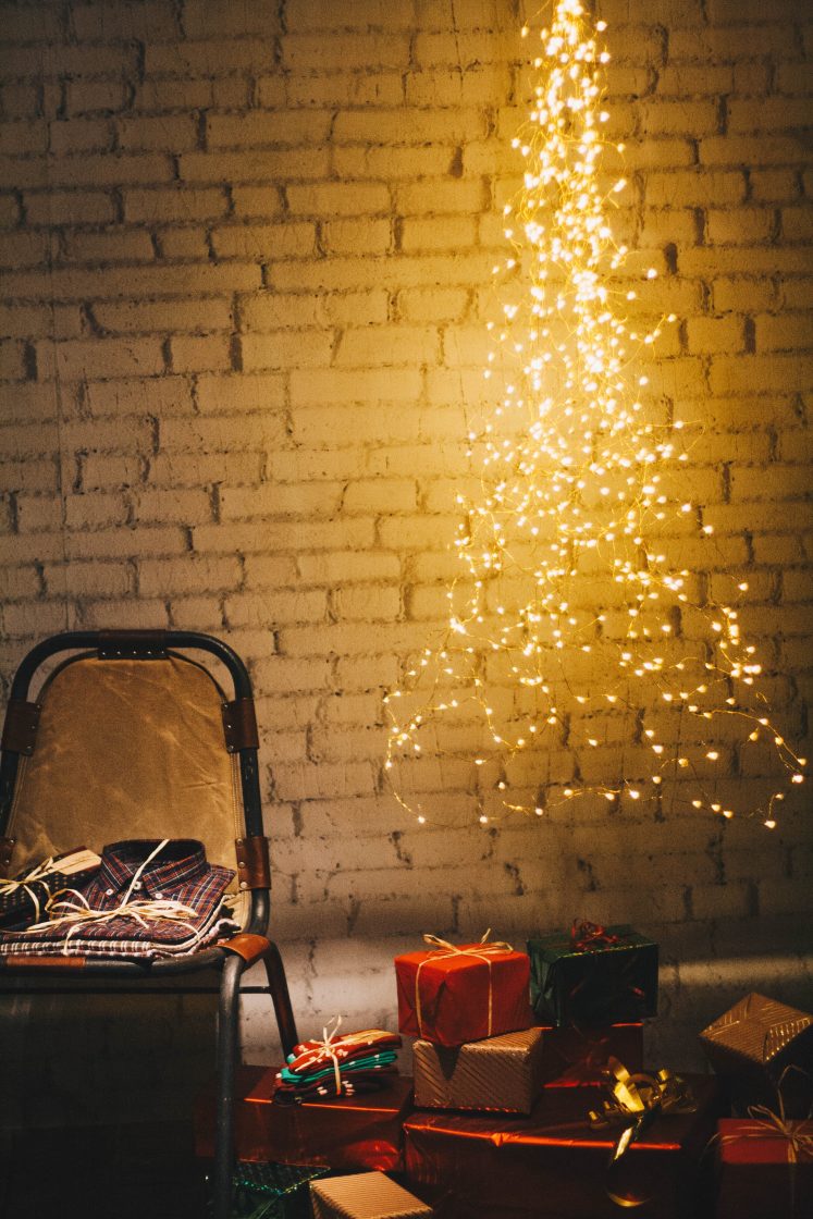 molduras decoradas para parede natal