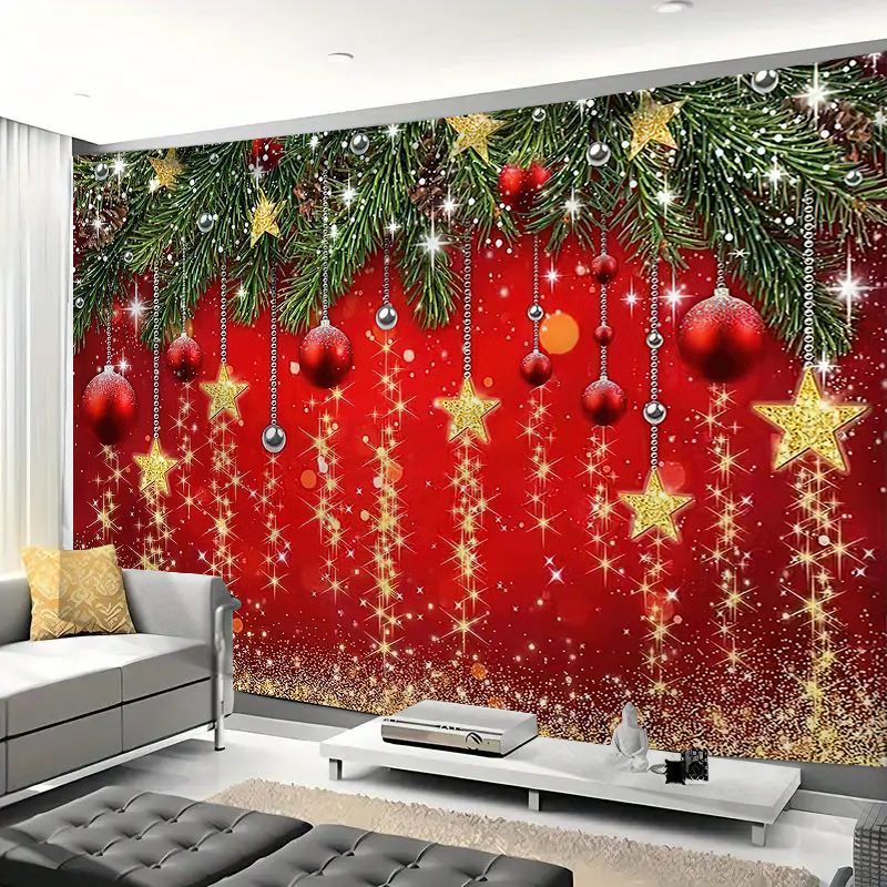 decoração de parede natal moderna