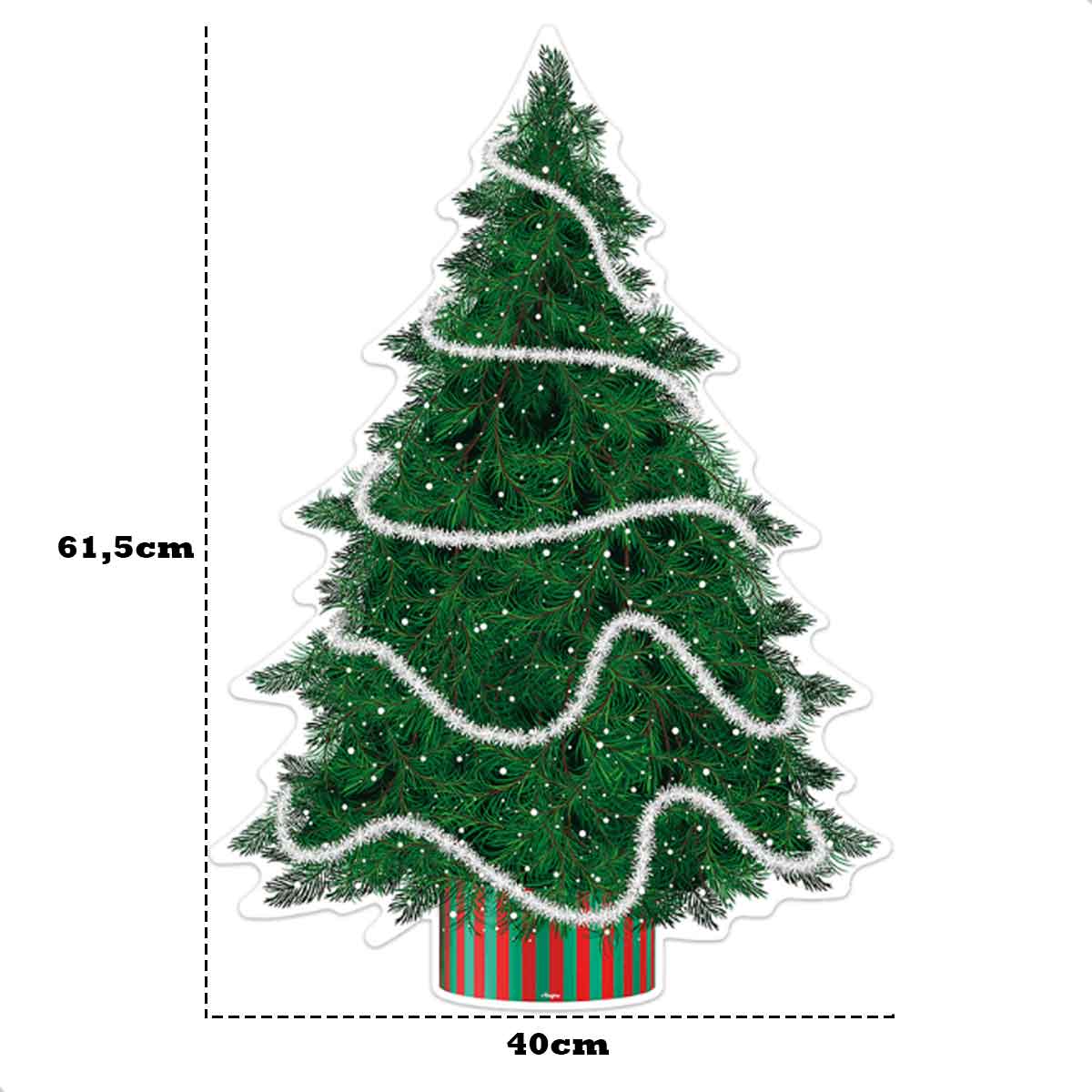 decoração de parede natal econômica