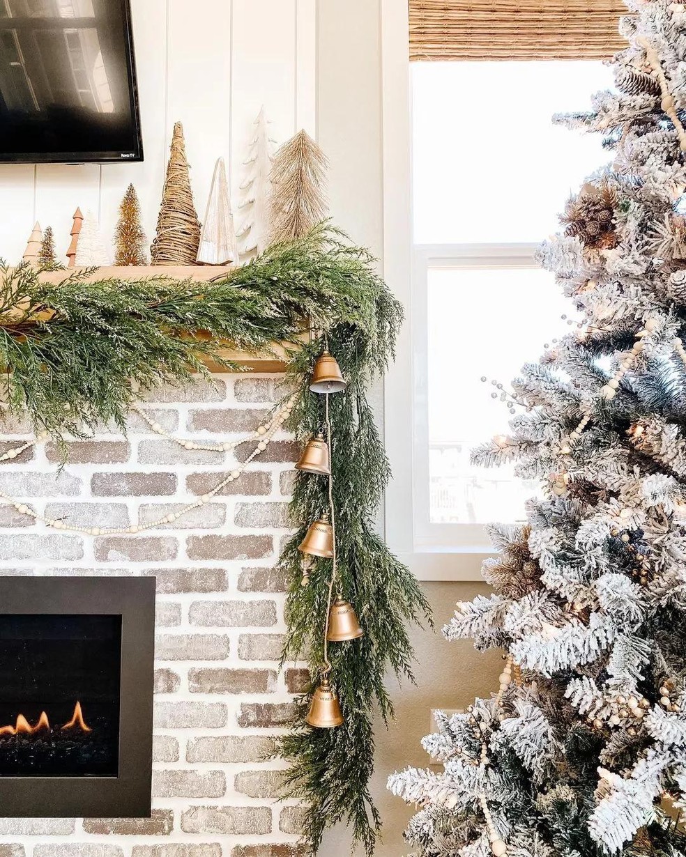 decoração de parede natal criativa