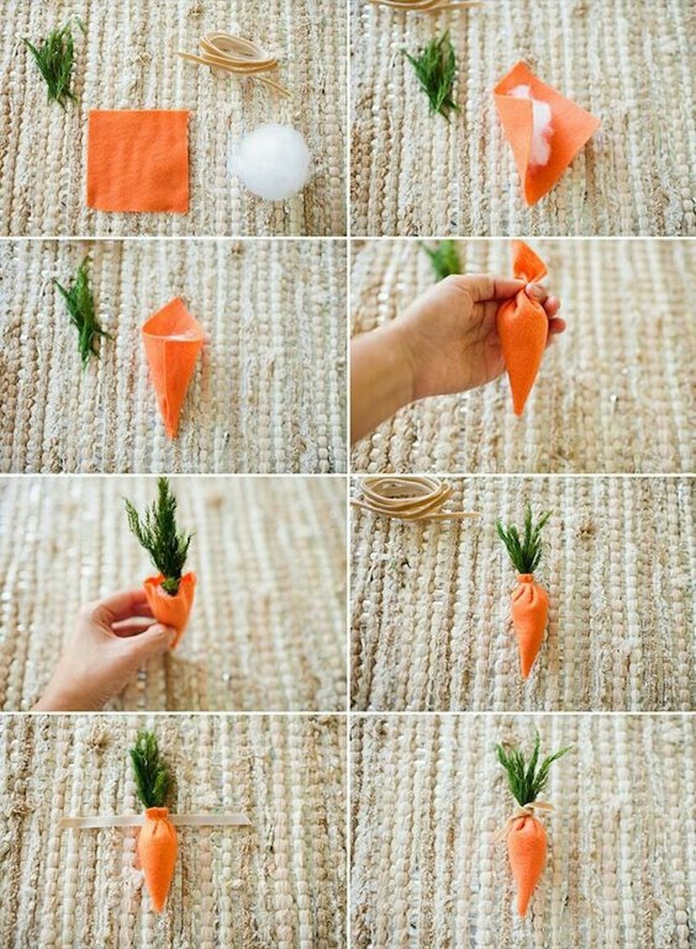 decoração de páscoa com materiais reciclados